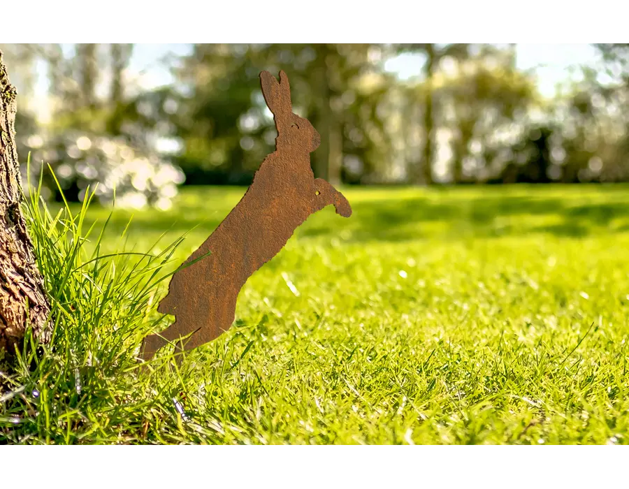 Catalog Models & Sculptures Animals Garden hare jumping